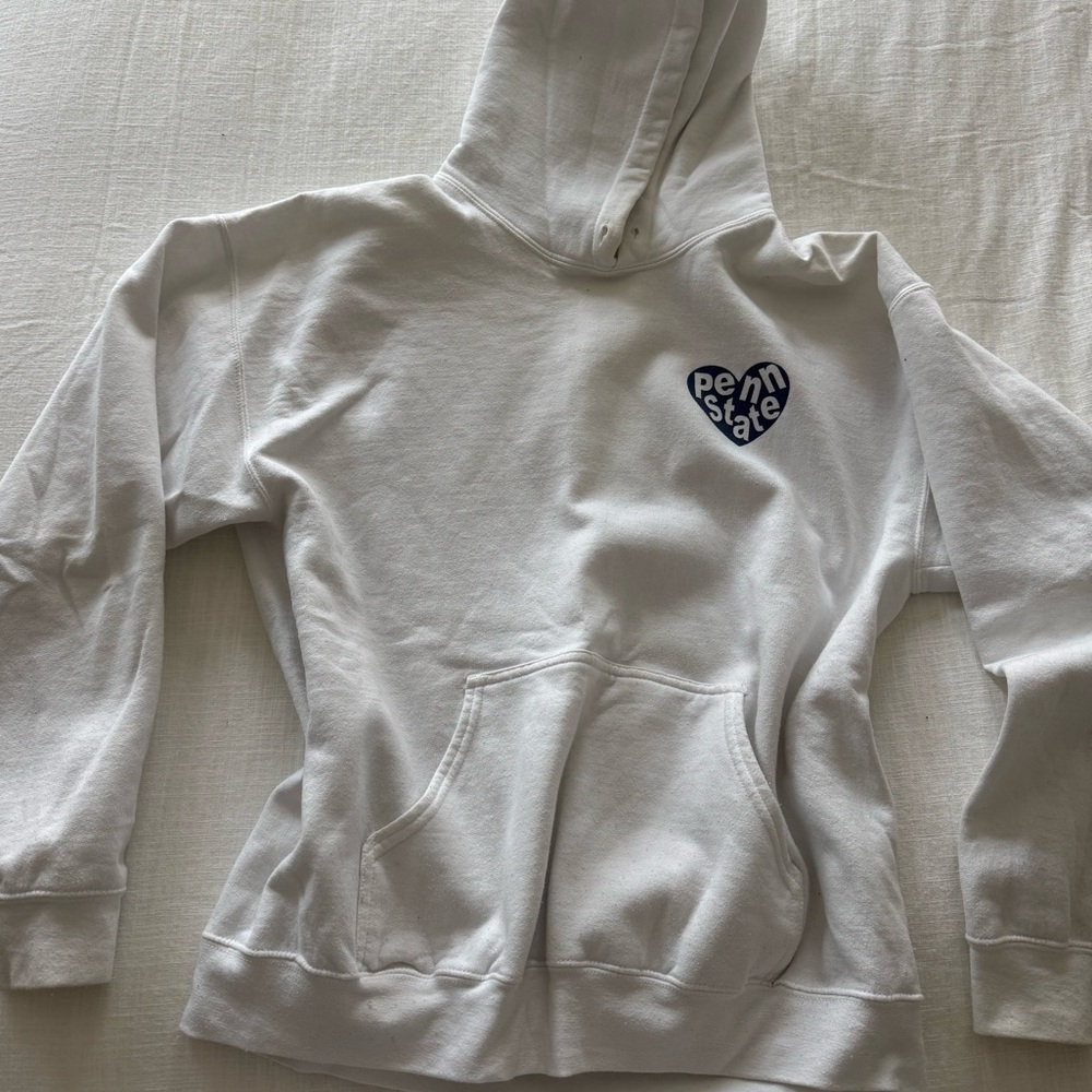 White & Navy Penn State Sweatshirt/Hoodie